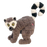 KONG Scampers Lemur, Medium Dog Toy