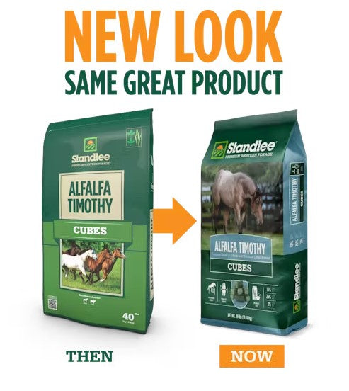 Standlee Premium Alfalfa/Timothy Cubes, 40 lbs