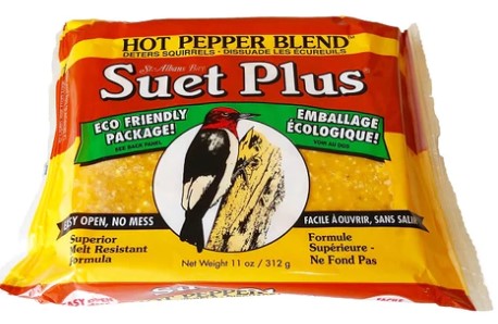 Suet Plus Hot Pepper Blend Suet Cake 11oz