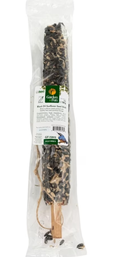 Black Oil Wild Bird Seed Stick, 6oz