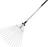 Adjustable Metal Rake with Telescopic Handle