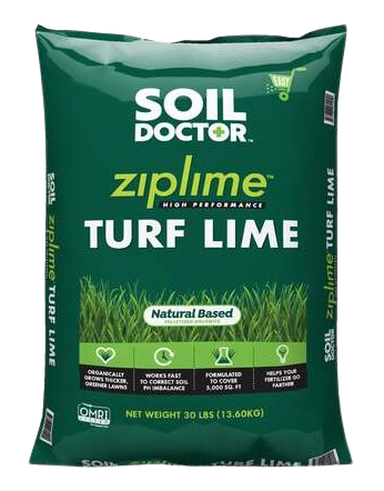 Soil Doctor Ziplime Turf Lime - 5,000 sq ft, 30lbs