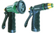 2 Piece 7 Pattern & Adjustable Grip Hose Nozzle Set