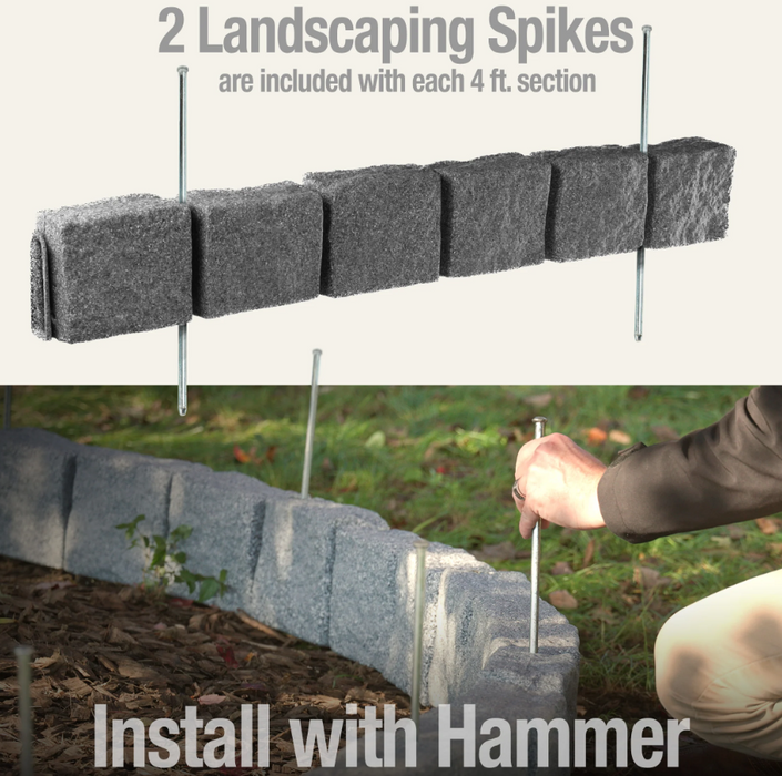 Beuta Block, 4' Section with 6 Blocks & 2 Spikes, Sandstone