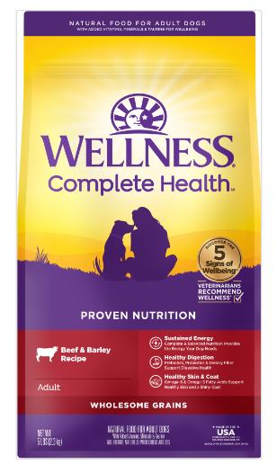 Wellness Complete Health Beef & Barley Dry Dog Food