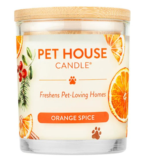 Pet House Candle, Orange Spice, 9oz