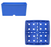 Sunpack 5" Square Pot, Blue