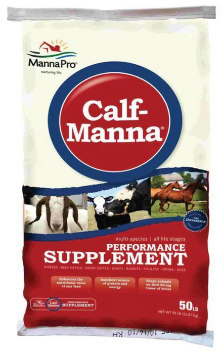 CALF MANNA PERFORMANCE SUPPLEMENT, 50 Lbs