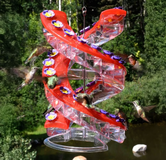 Cascade DNA 32-port Hummingbird Feeder with mix & pour pitcher, 23.5oz capacity