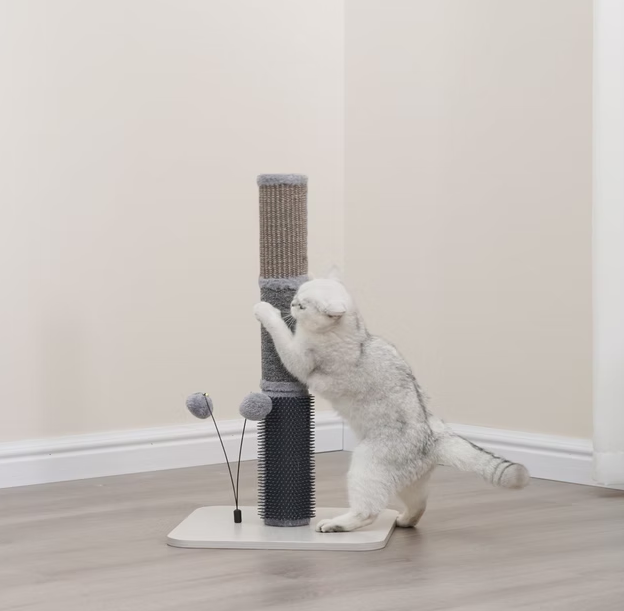 Urbane Grey Multi-Activity 24.5" Scratching Post