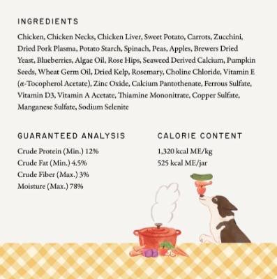 humbl Country Chicken Pantry Jar Dog Food, 14oz