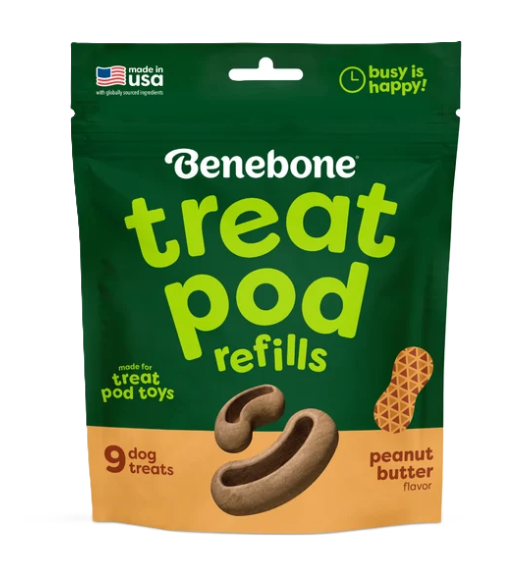 Benebone Peanut Butter Treat Pod Dog Treats