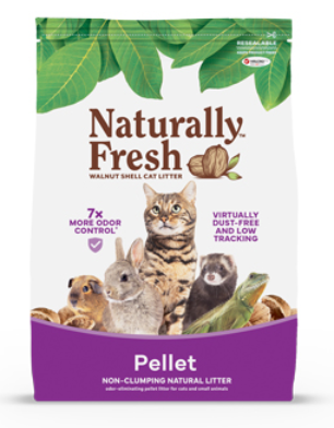 Naturally Fresh Non-Clumping Walnut Shell Pellet Formula Cat & Small Animal Litter