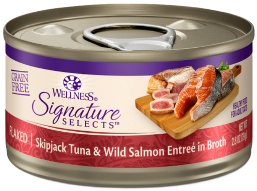 Wellness CORE® Signature Selects® Flaked Skipjack Tuna & Salmon Canned Cat Food