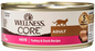 Wellness CORE Natural Grain Free Turkey and Duck Pate Wet Canned Cat Food, 5.5oz