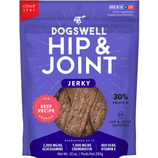 Dogswell Hip & Joint Jerky Treats, Beef, 10oz