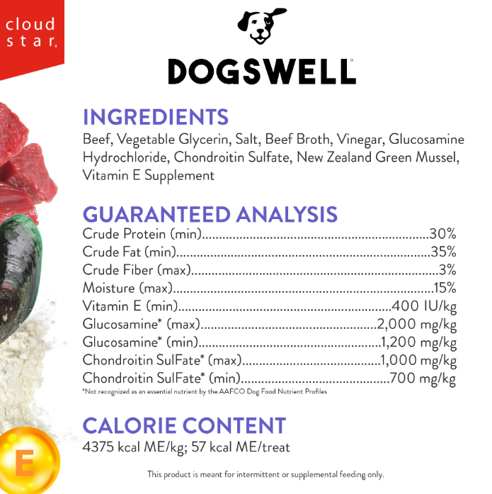 Dogswell Hip & Joint Jerky Treats, Beef, 10oz