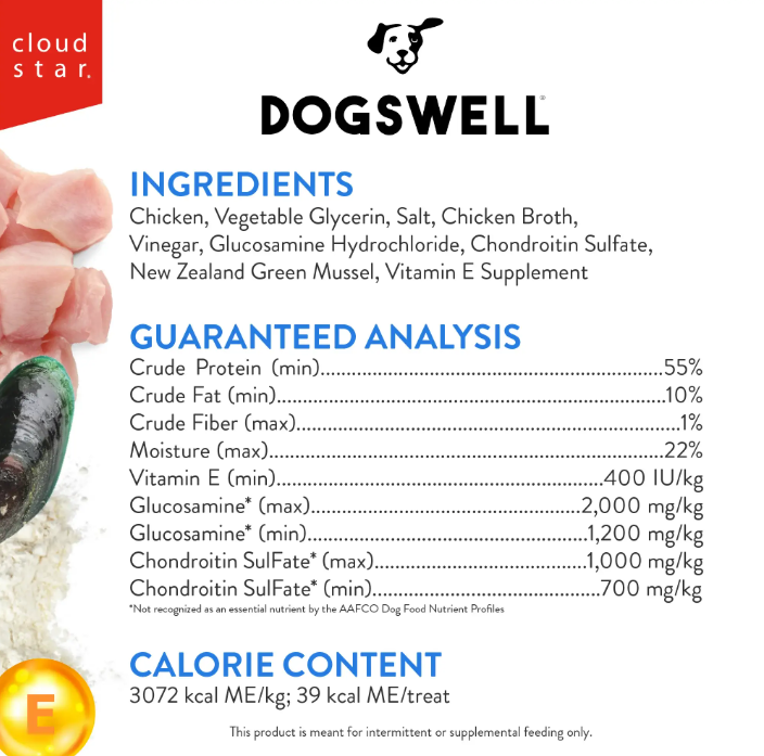 Dogswell Hip & Joint Jerky Treats, Chicken Breast, 24oz