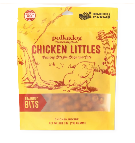 Polkadog Chicken Littles Training Bits, 7oz