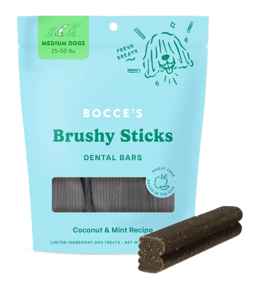 Bocce's Bakery Brushy Sticks Dental Bars