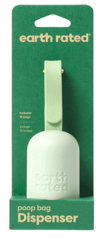 Earth Rated Poop Bag Dispenser with 15 Bags