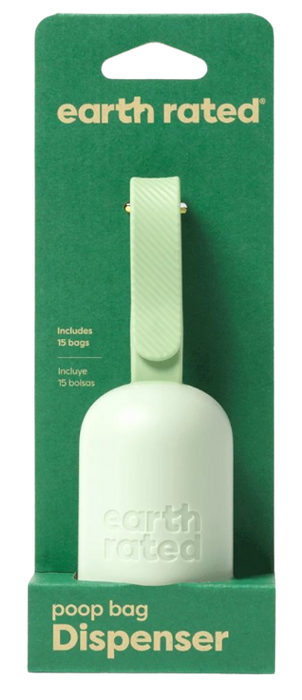 Earth Rated Poop Bag Dispenser with 15 Bags