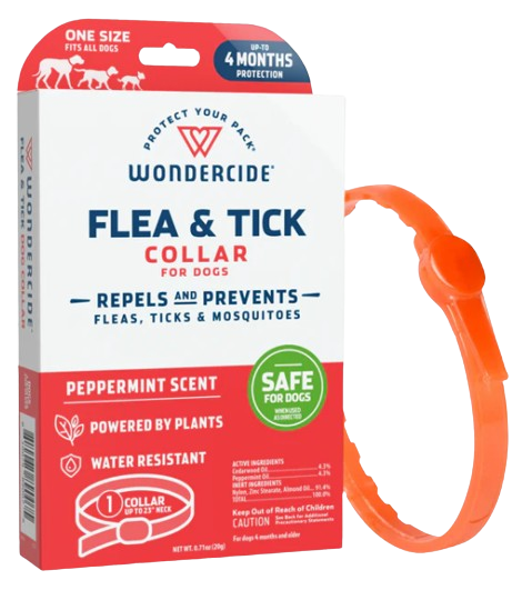 Wondercide Flea & Tick Collar for Dogs + Cats with Natural Essential Oils