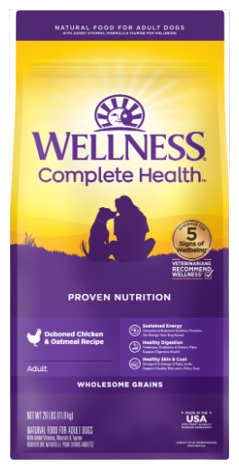 Wellness Complete Health Natural Chicken & Oatmeal Recipe Dry Dog Food