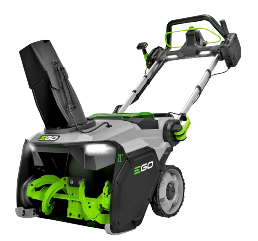 EGO Power+ 21" Single Stage Snowblower with Peak Power Kit (includes 2* 6.0Ah Batteries, Dual Port Charger)