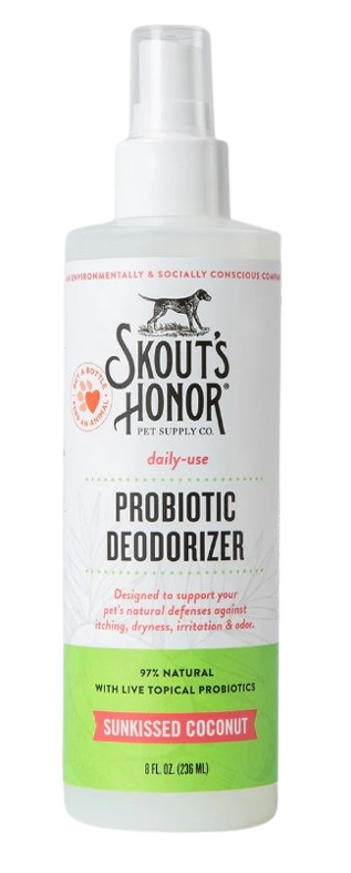 Skout's Honor Probiotic Deodorizer for Dogs & Cats, Sunkissed Coconut, 8oz