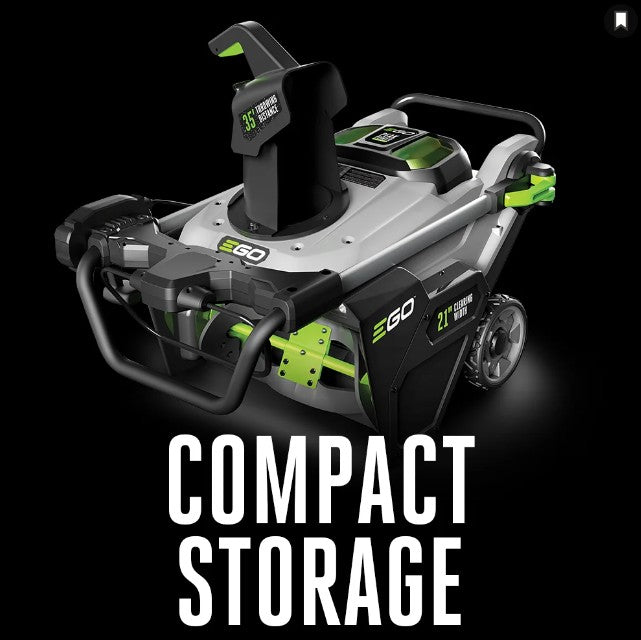 EGO 21" Single Stage Snow Blower with Peak Power (2* 5.0Ah Batteries, 320W Charger)
