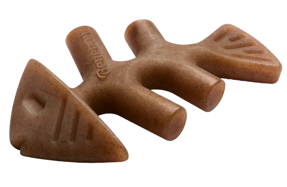 Benebone Jack Salmon Fishbone Dog Chew Toy, Giant (90-120lbs)