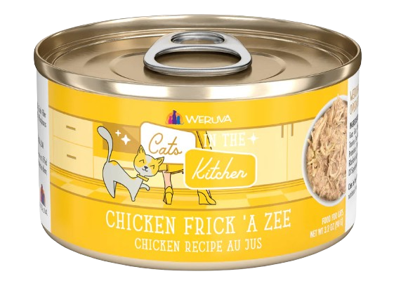 Cats in the Kitchen  Chicken Frick 'A Zee Chicken Recipe Au Jus Canned Cat Food, 3.2oz