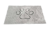 The Original Dirty Dog Doormat, Silver Grey