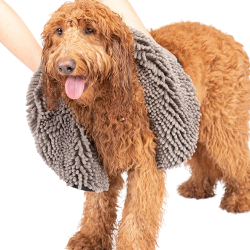 Dirty Dog Shammy Towel, Grey