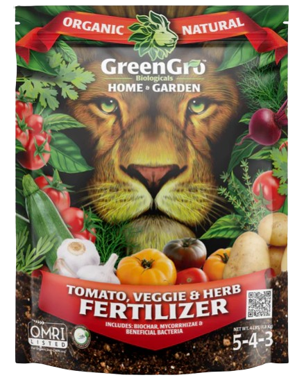 GreenGro Tomato, Veggie & Herb Fertilizer, 4lbs