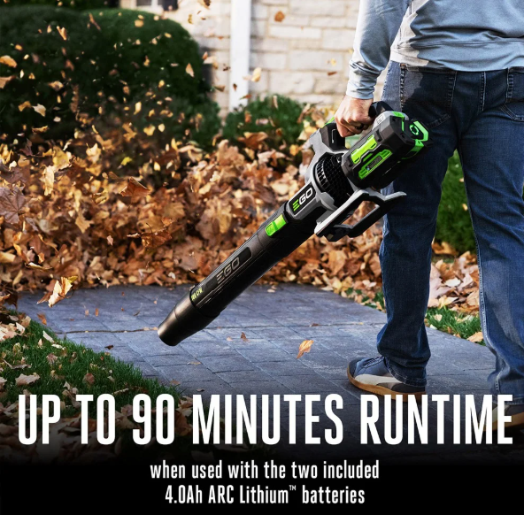 EGO 880 CFM Cordless Blower Kit (2* 4Ah Batteries, 320W Charger)