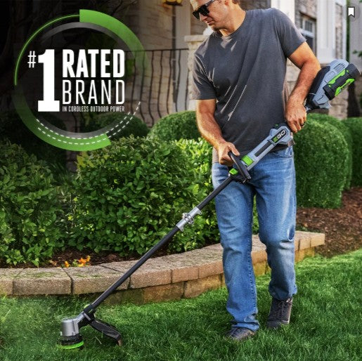 EGO 16" Powerload String Trimmer with Telescopic Carbon Fiber Shaft Kit (Includes 2.5Ah Battery, 56V Charger)