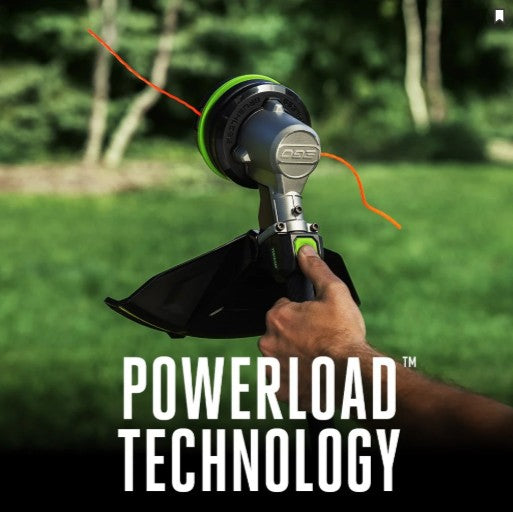 EGO 16" Powerload String Trimmer with Telescopic Carbon Fiber Shaft Kit (Includes 2.5Ah Battery, 56V Charger)
