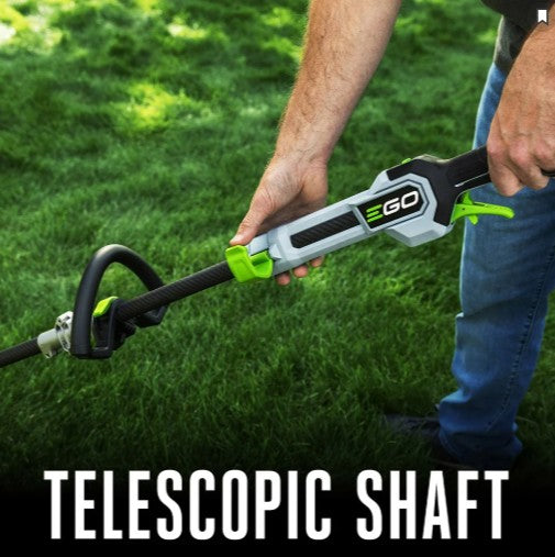 EGO 16" Powerload String Trimmer with Telescopic Carbon Fiber Shaft Kit (Includes 2.5Ah Battery, 56V Charger)