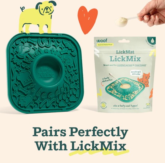 WOOF The LickMat Calming Mat for Dogs