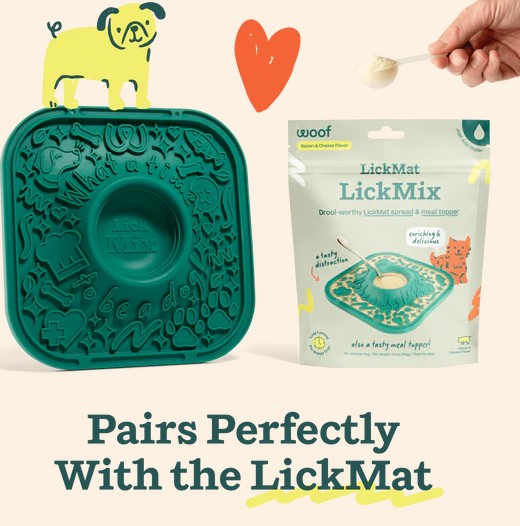 WOOF Bacon & Cheese LickMix for Dogs