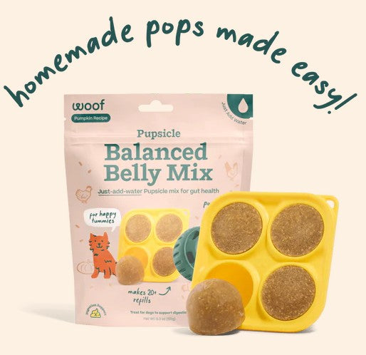 WOOF Balanced Belly Pupsicle Mix for Dogs, 5.5oz