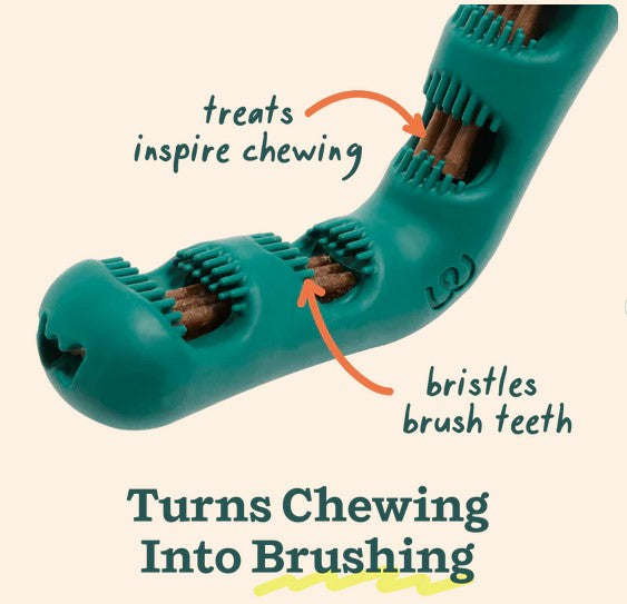 WOOF The Bite n' Brush for Dogs