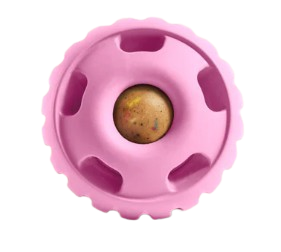 WOOF Party Pupsicle Refillable Dog Toy, Pink