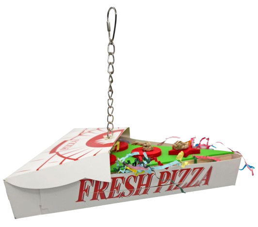 Pizza Takeout Bird Toy
