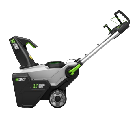 EGO 21" Peak Power Snow Blower with Steel Auger Kit (2* 5.0Ah Batteries, Dual-Port Charger)