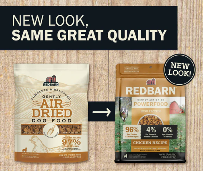 Redbarn Air Dried Powerfood Chicken Recipe Dog Food