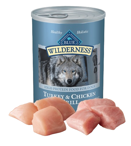 Blue Buffalo Wilderness Turkey & Chicken Grill Canned Dog Food