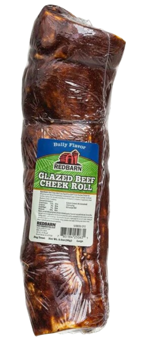 Redbarn Glazed Beef Cheek Rolls - Bully Flavor, Large